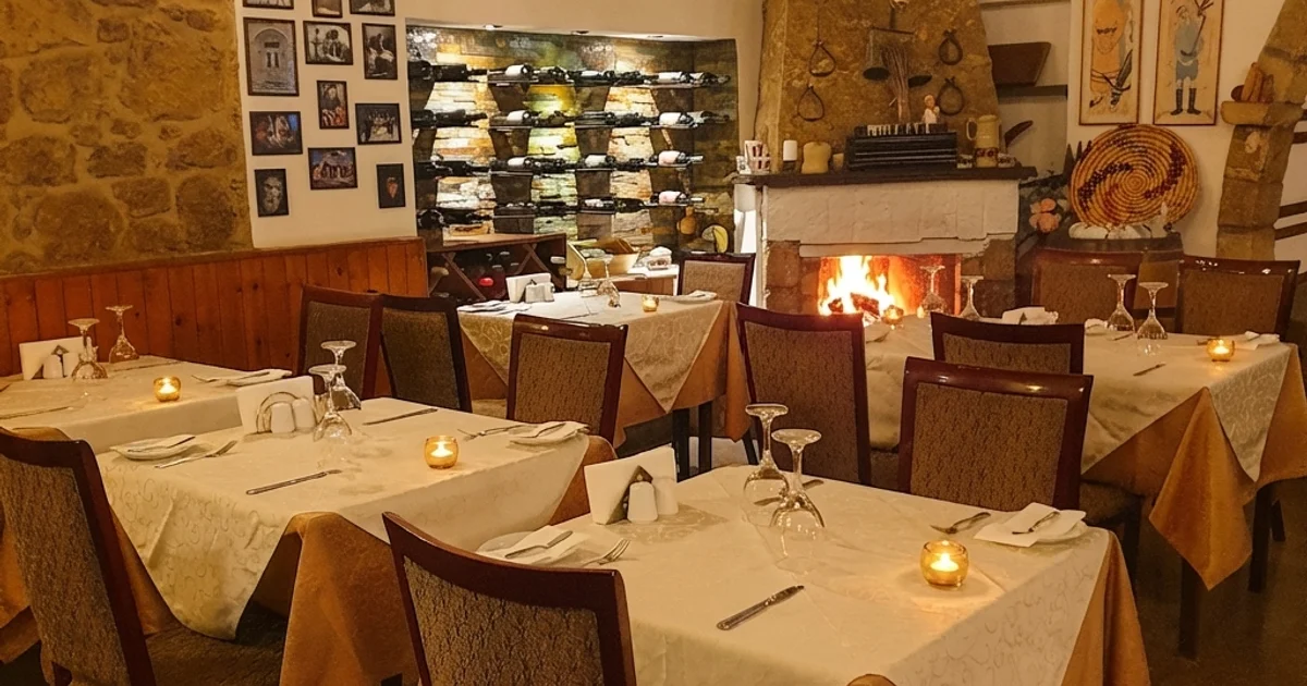 The Windmill fireplace room with wine display and family photos