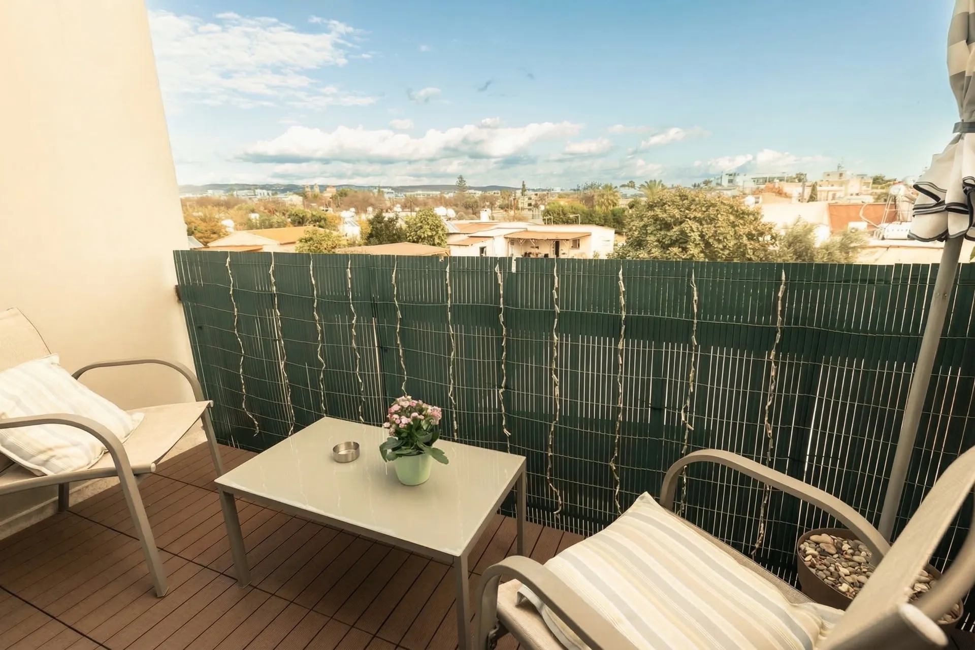 Paphos coastline view from the apartment